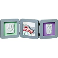 Los mejores  - Baby Art My Baby Touch - Marco doble foto con huella- blanco